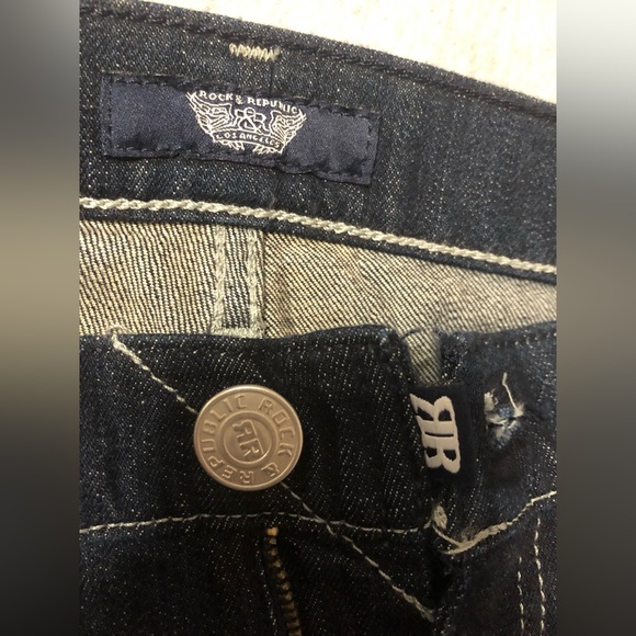 NWOT Rock & Republic Dark Wash "Stella" Jeans - Picture 3 of 7